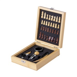AP Kaspar - set de vin cu joc de șah