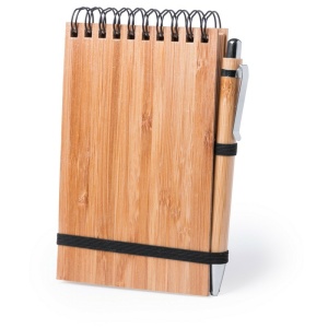 AX™ Caiet din bambus A6 cu pix - Img 2