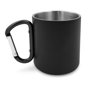 AX™ Cană din aluminiu reciclat 280 ml cu clips pentru carabină | Pari - Img 15