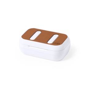 AX™ Căști wireless RABS, husă din piele reciclată - Img 5