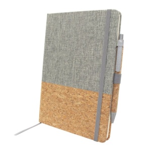 AX™ Cork notebook A5 with ball pen | Layla - Img 6