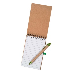 AX™ Notebook approx. A6 with ball pen | Chapman - Img 26