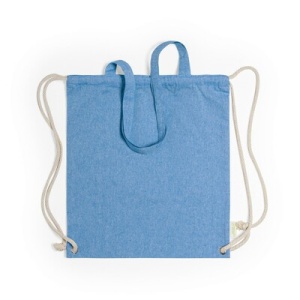 AX™ Recycled cotton bag 2 in 1, drawstring bag and shopping bag - Img 10