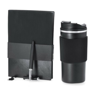 AX™ Set cadou, cană termo 470 ml, caiet A5, Pix, cutie cadou