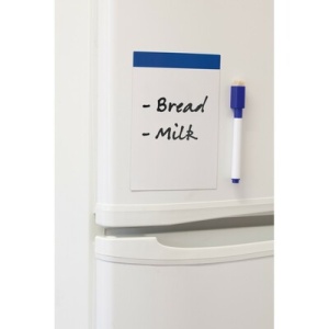 AX™ tablă de scris pentru frigider cu magnet, marker cu vârf de pâslă, burete - Img 1
