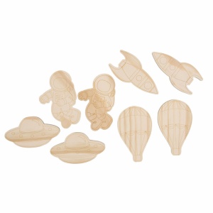 AX™ Wooden blocks set for painting, paints and 2 brushes | Priya - Img 6