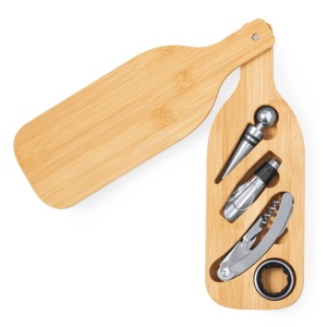 AX Bamboo wine set, 4 pcs - Img 3