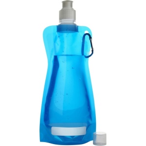 AX Sticlă de apă pliabilă 420 ml cu clemă tip carabină