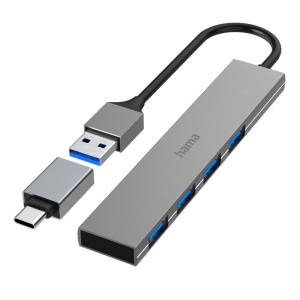 AX Hub USB, USB-C Hama
