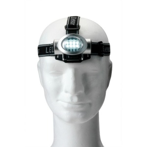 AX Lanternă frontală cu 8 LED-uri