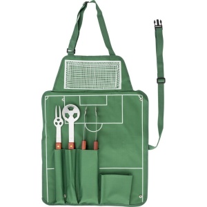 AX Șorț cu set de grătar pentru fotbal, 3 bucăți