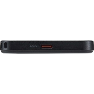 Baterie externă magnetică SMART 5000 mAh din plastic reciclat cu șnur de prindere - Img 4