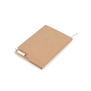 BC Cork notebook with pen TESSO A5