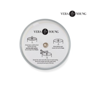 BLUE C™ Soybean wax candle 170g - Plum & Patchouli - VERA YOUNG