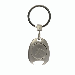 Breloc metalic cu jet pentru Trolley de cumpărături într-o cutie neagră - Img 2