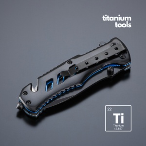Co™ CUȚIT DE URGENȚĂ DIN OȚEL ACOPERIT CU TITAN OPTIMA