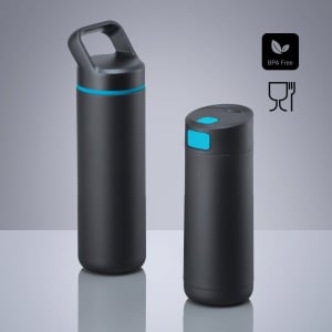 CO Expedition Set: cană de cafea 450 ml și sticlă din oțel 650 ml