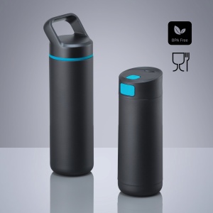 CO Expedition Set: cană de cafea 450 ml și sticlă din oțel 650 ml
