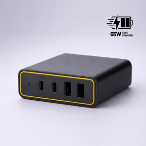 CO Opti Power GaN încărcător de birou 65W (turn de încărcare cu 4 porturi)
