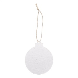 CreaJul Seed - ornament personalizat din hârtie de semințe pentru pomul de Crăciun, rotund - Img 4