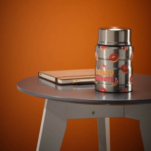 Dali 550 Food Flask rSS 570 ml. Double wall and foldable spoon - Img 9