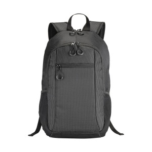 Dobby nylon laptop backpack with 3 pockets - Img 8