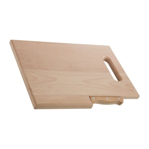 EA Wooden Cutting Board with Knife Lizzano