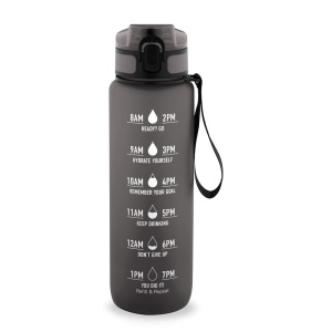 ERIKSSON. Bottle made from recycled PET (100% rPET), featuring motivational phrases and time markings to encourage you to drink water - Img 8