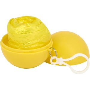 Fog poncho in round plastic container with carabiner - Img 3