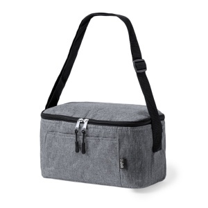Glaxia - Cool Bag Polyester 600D RPET/ Aluminium 5 L. Lunch Box Recycled PP, 2 Compartments 700 ml Included - Img 2