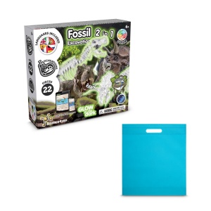 hi!™ 2 in 1 Fossil Excavation Kit IV Joc educațional furnizat cu o pungă cadou nețesută (80 g/m²)
