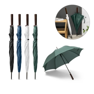 hi!™ APOLO Recycled polyester (100% rPET) pongee umbrella with automatic opening - Img 1