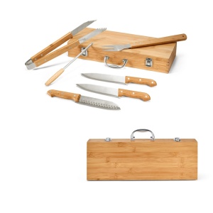 hi!™ KABSA Set de grătar furnizat într-o cutie din bambus - Img 4