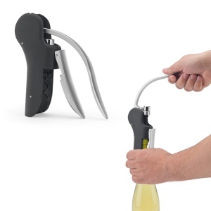hi!™ LAGREIN. ABS and zinc corkscrew with automatic lever - Img 2