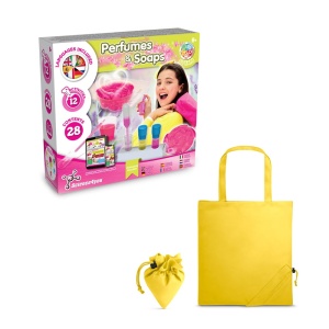hi!™ Perfume & Soap Factory Kit V Joc educațional furnizat cu o pungă de cadou pliabilă 190T