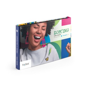 hi!™ PIN & DOMING SHOWCASE Mapa de insigne si doming 2 in 1 - Img 4