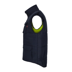 hi!™ VL DIANA Vestă căptușită (220g/m²), reversibilă și cu mai multe buzunare, din poliester (100%), cu închidere cu fermoar și extractor reversibil