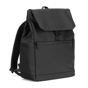 HI AZORES BAG. Rucsac pentru laptop (16") din PU, cu clapă care acoperă toate compartimentele
