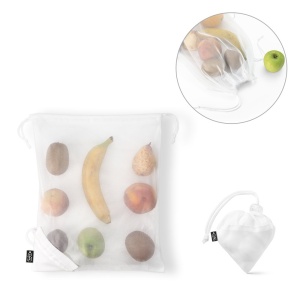 HI BOLZANO. Geantă pliabilă din plasă și poliester reciclat 190T (100% rPET)