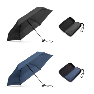 HI EMMA. Umbrelă mini compactă de 19” din pongee 190T - Img 3