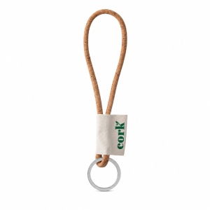 HI Eșantion tipărit de Lanyard CORK Short (Ø 5 mm)
