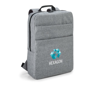 HI GRAPHS BPACK. High density 600D polyester laptop bag 15'6" - Img 5