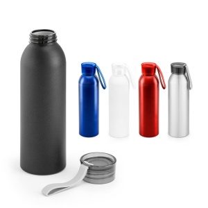 HI RIO. Sticlă din aluminiu reciclat (100% rAL) cu capac din PP 660 mL