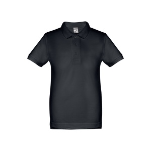 HI THC ADAM KIDS II. Kids short-sleeved 100% cotton piqué polo shirt unisex)