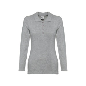 HI THC BERN WOMEN. Women's long sleeve polo shirt - Img 8