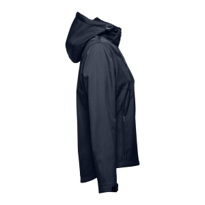 HI THC ZAGREB WOMEN. Women's softshell jacket with detachable hood and rounded back hem - Img 21