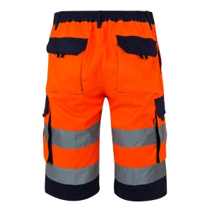 HI VL HADES. Two-tone multi-pocket Bermuda shorts (210g/m²), in cotton (20%) and polyester (80%) - Img 6