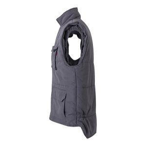 HI VL MEFITIS. Multi-pocket padded vest (220g/m²), in polyester (100%) - Img 16