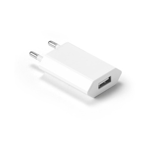 HI WOESE. Adaptor de alimentare USB-A 5W din ABS 100% reciclat (100% rABS)