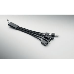HUBLUE 5-in-1 charging cable keyring - Img 5